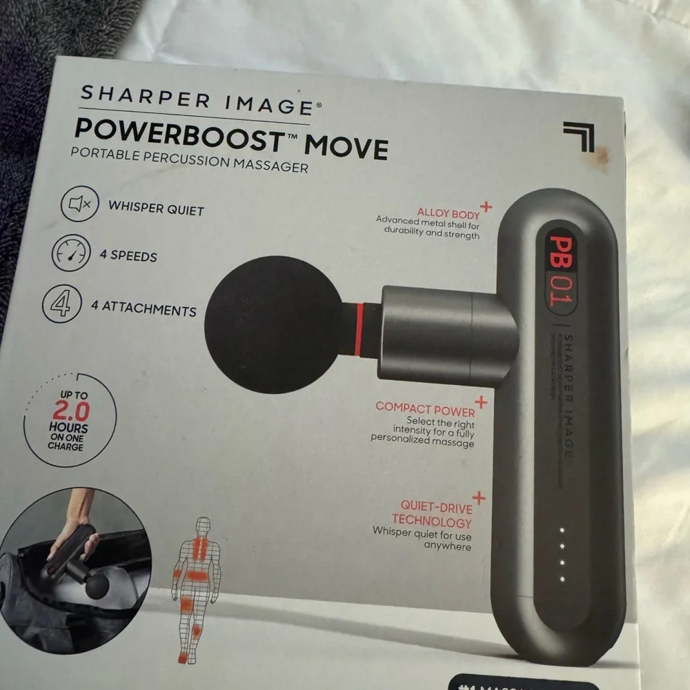 Sharper Image Powerboost Move Massager
